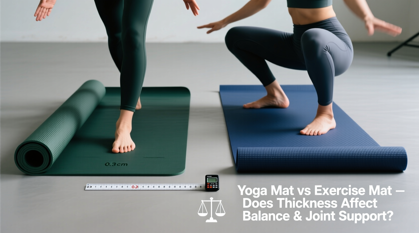 Mat Vs Fat Yoga Mat Vs Exercise Mat Does The Thickness Affect Balance And Joint ...