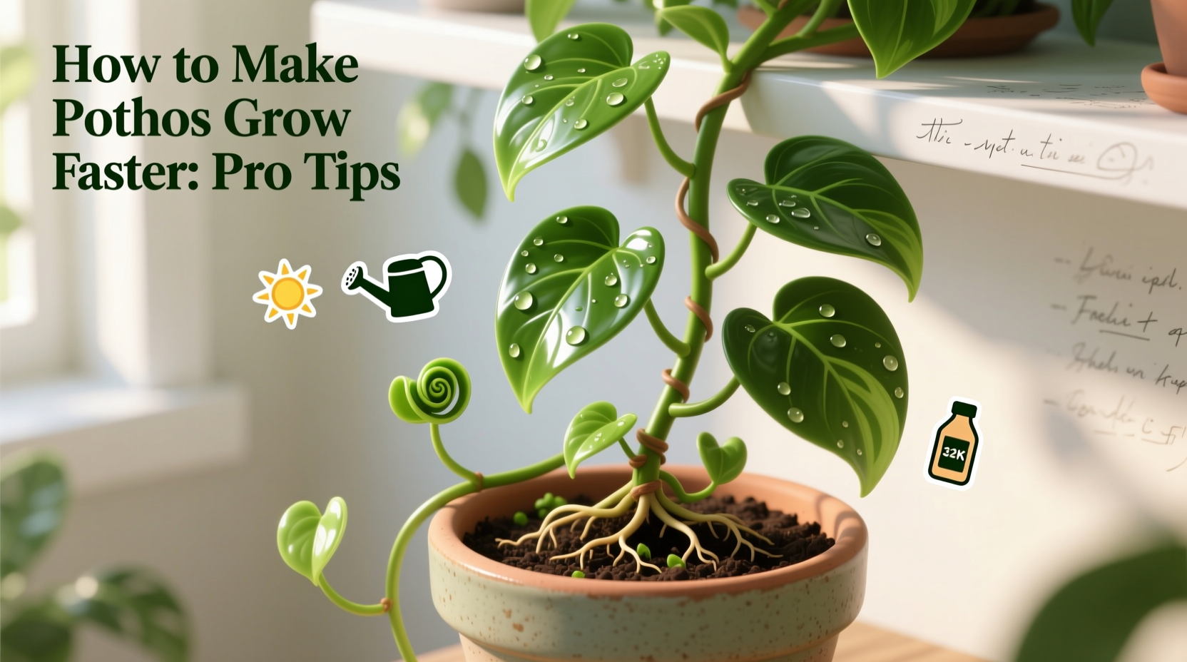 5 Ways to Make Pothos Grow 3x Faster | TheHomeSprouts