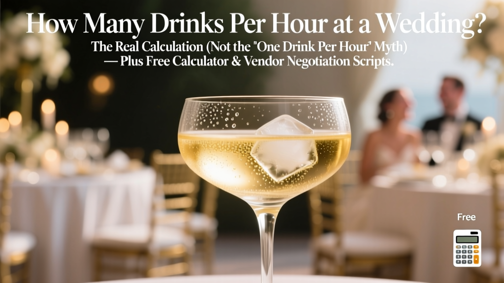 Wedding Drink Calculator: Real Per-Hour Rate (2026)
