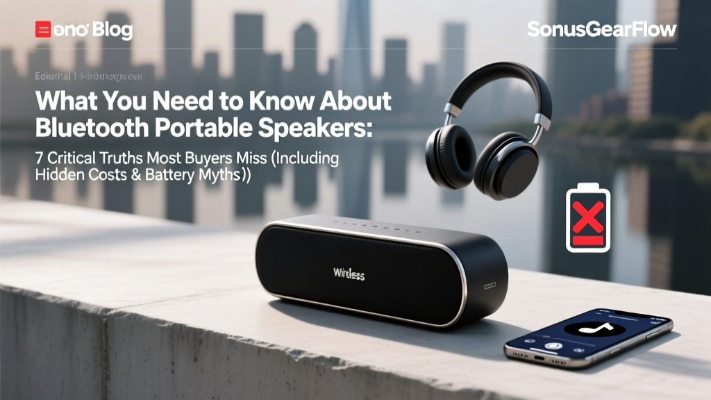 Bluetooth Portable Speakers: Truths You Need (2026)