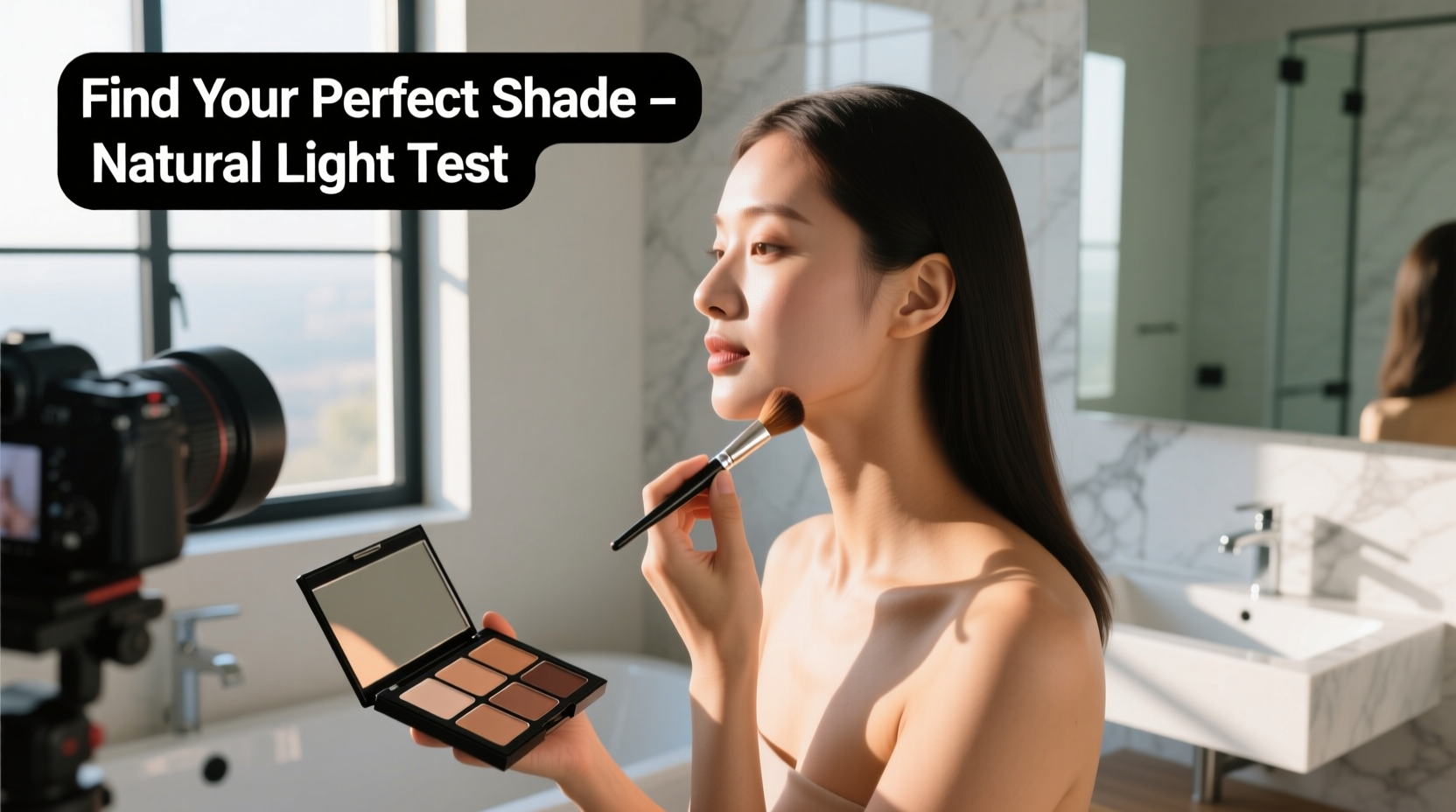 how to find your perfect foundation shade using natural daylight tricks