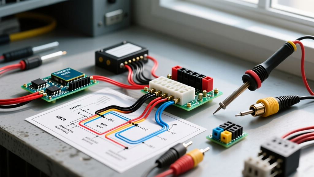 Complete Wiring Diagram for Dual Car Stereo & Fuse Panel Setup