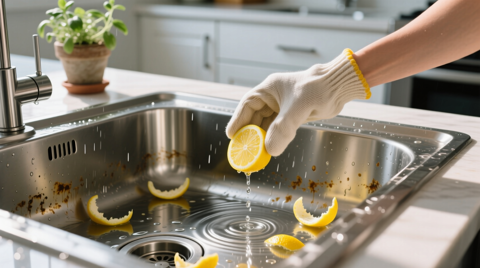 eco friendly cleaning tips remove hard water stains naturally