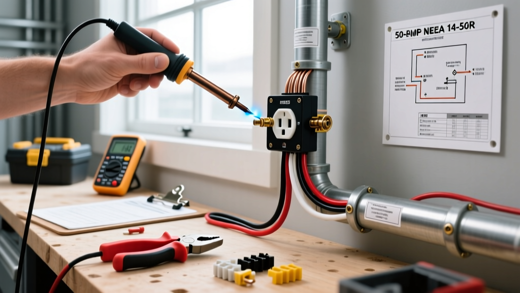 Step-by-Step Guide to Wiring a 50-Amp Electric Range Outlet