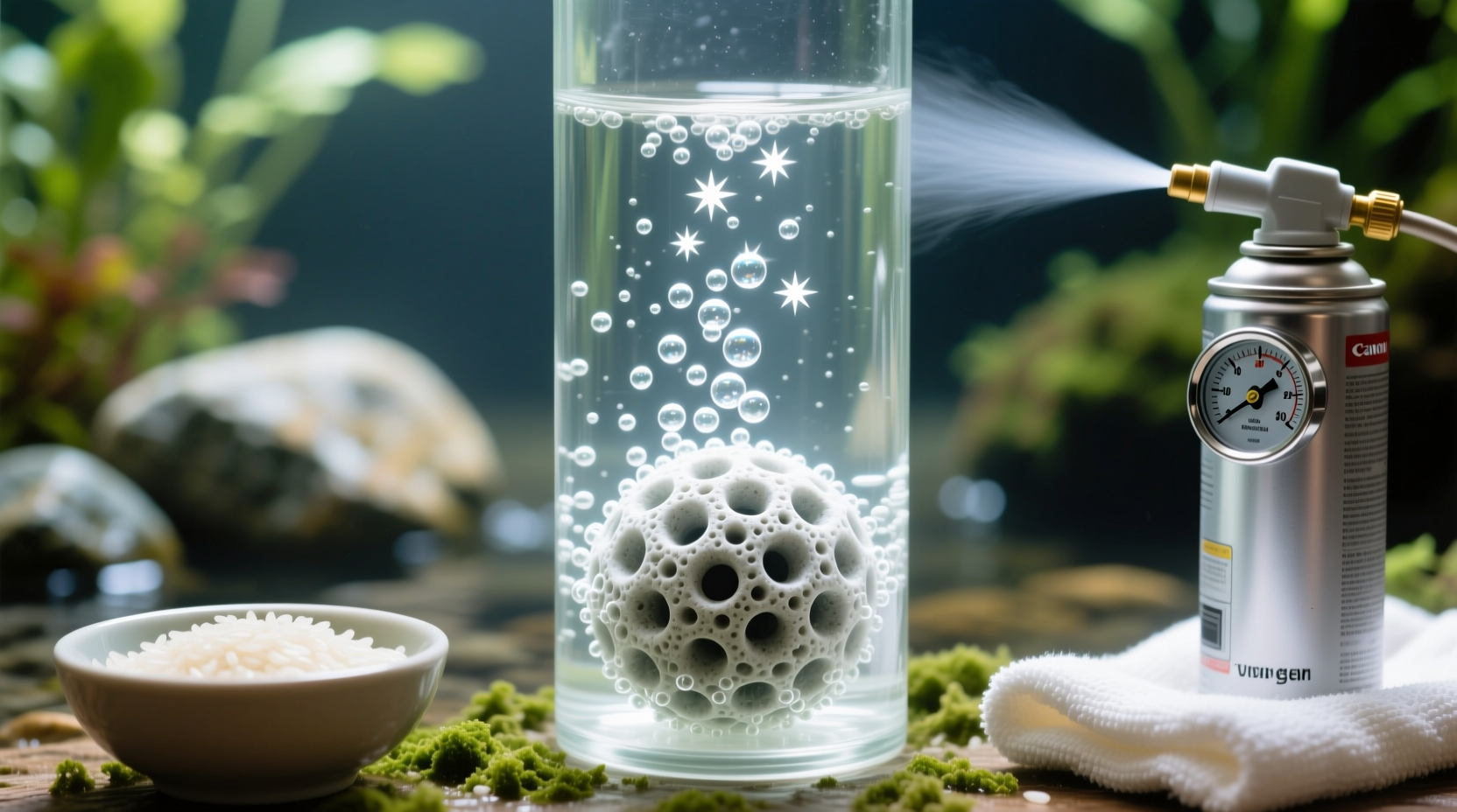 eco friendly air stone cleaning