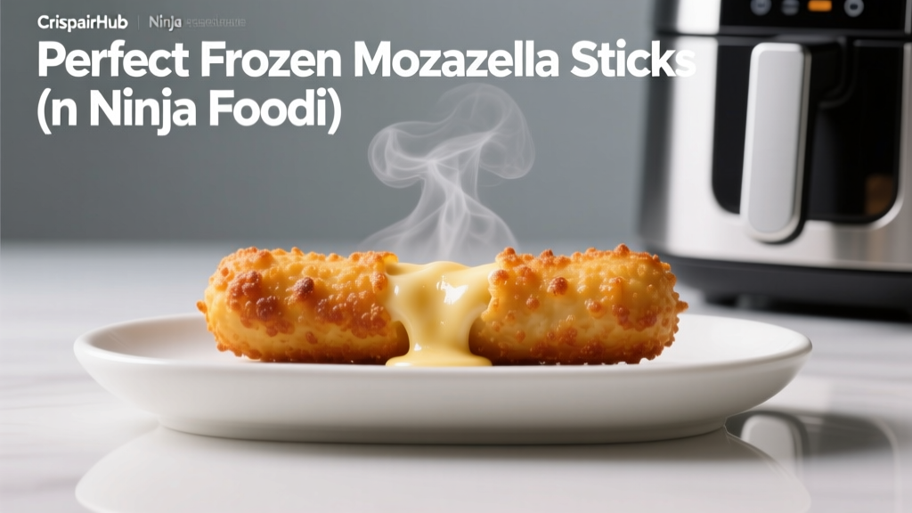 Perfect Frozen Mozzarella Sticks in Ninja Foodi
