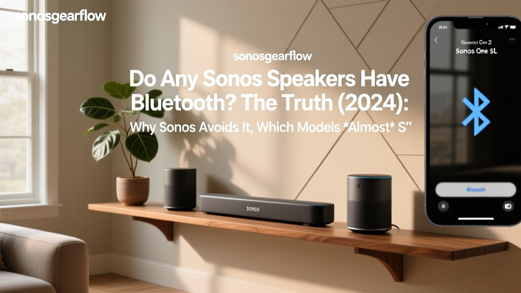 Do Any Sonos Speakers Have Bluetooth (2026)