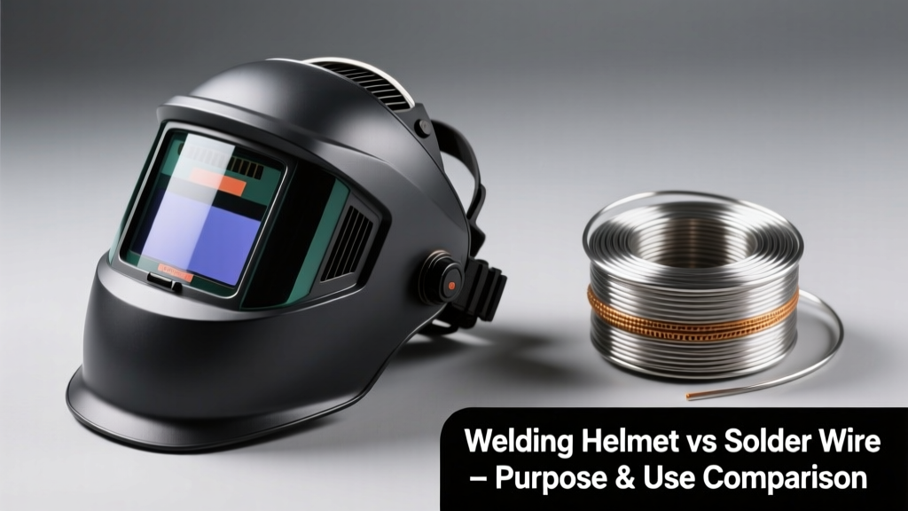 Welding Helmet vs Solder Wire: Purpose & Use Comparison