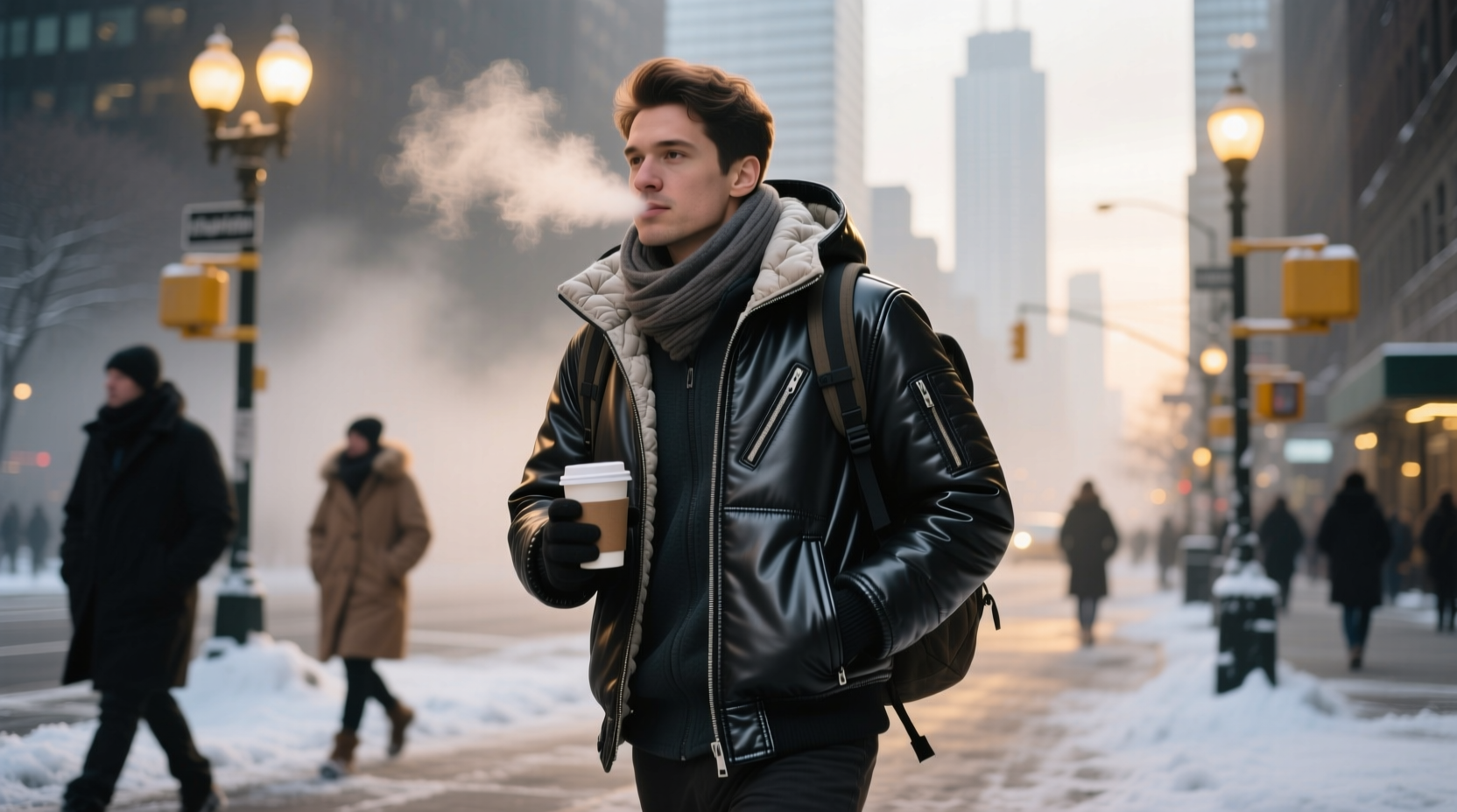 are vegan leather jackets warm enough for cold weather commutes