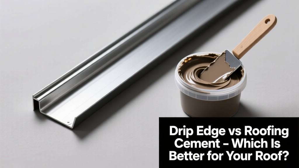 Drip Edge vs Roofing Cement: Which Is Better for Your Roof?
