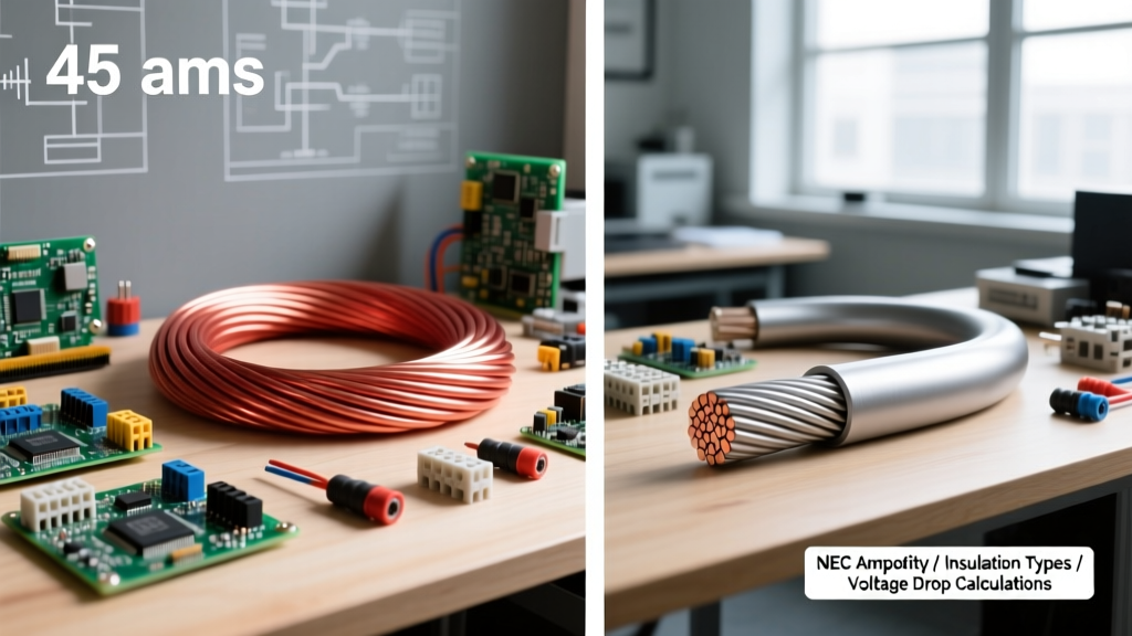 45 Amp Wire Size Comparison: Copper vs Aluminum Guide