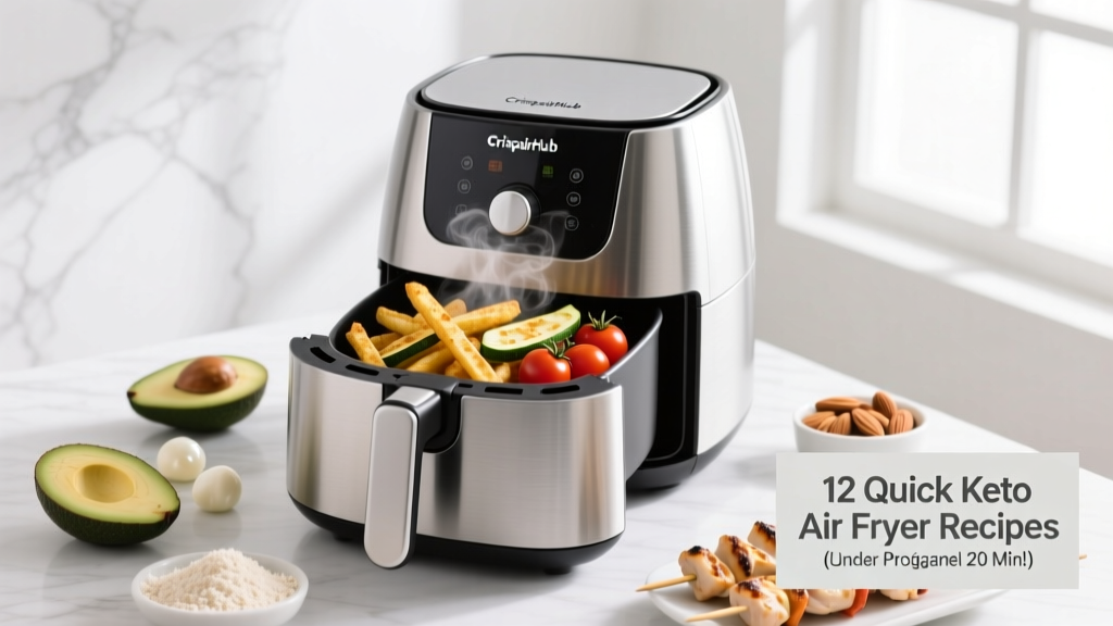 12 Quick Keto Air Fryer Recipes (Under 20 Min!)