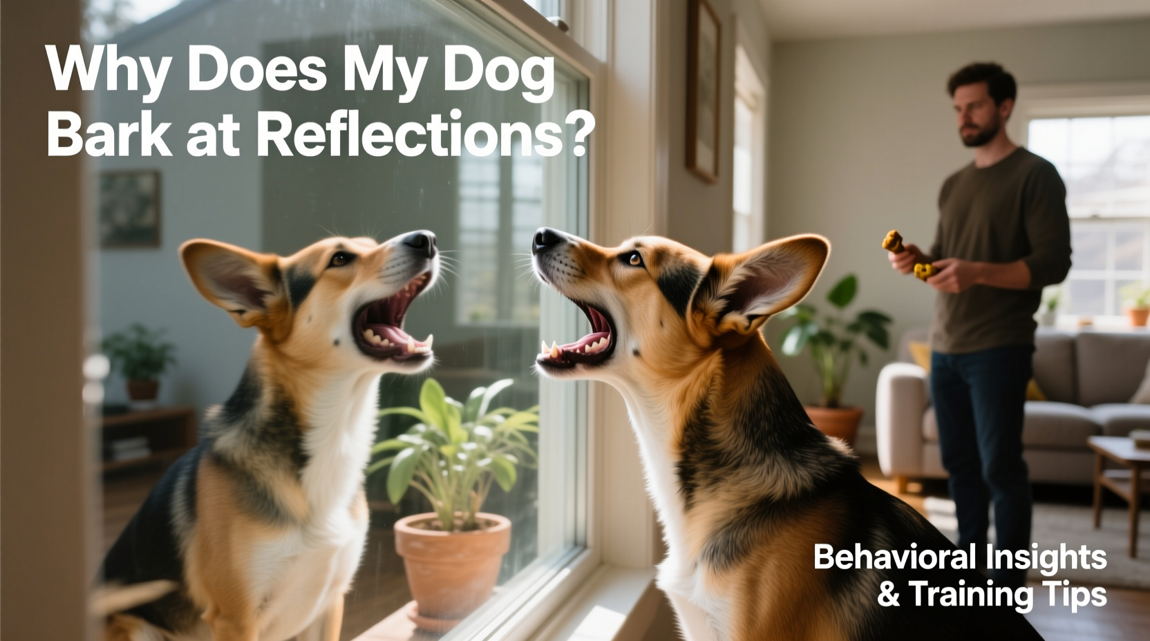 why does my dog bark at reflections in windows behavioral insights and training tips