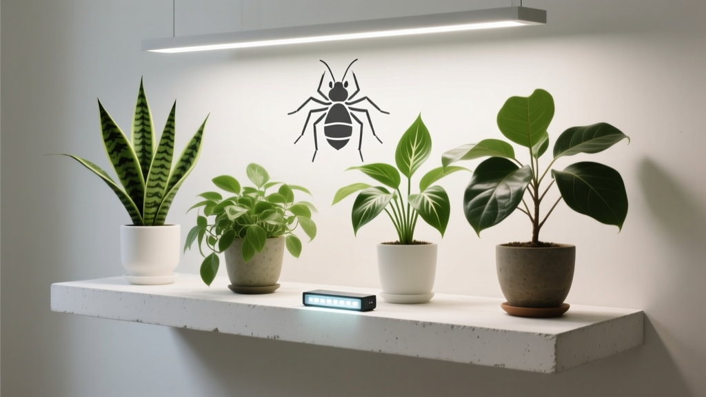 Indoor Plants Grow Lights: Pest Control & Leggy Growth Fix