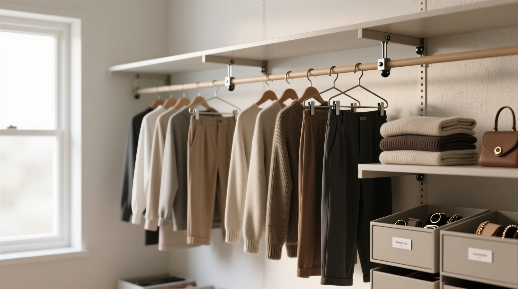closet organization tips dividers vs straps