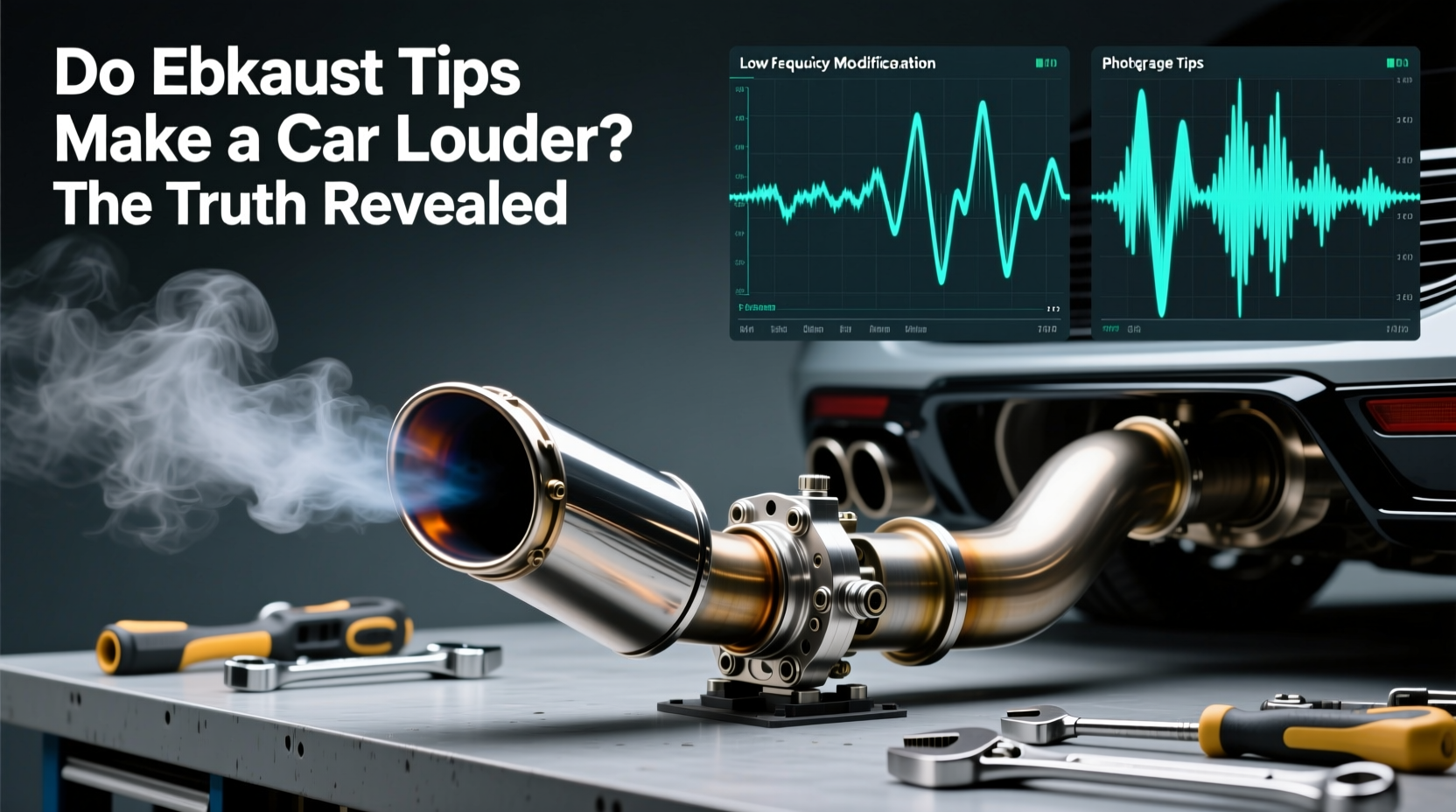 do exhaust tips make a car louder