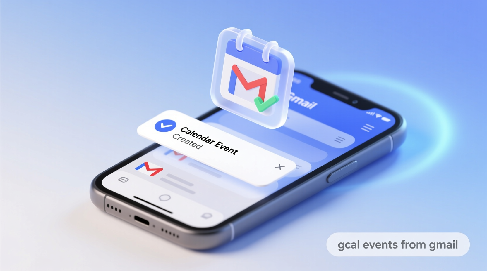 create gcal events from gmail
