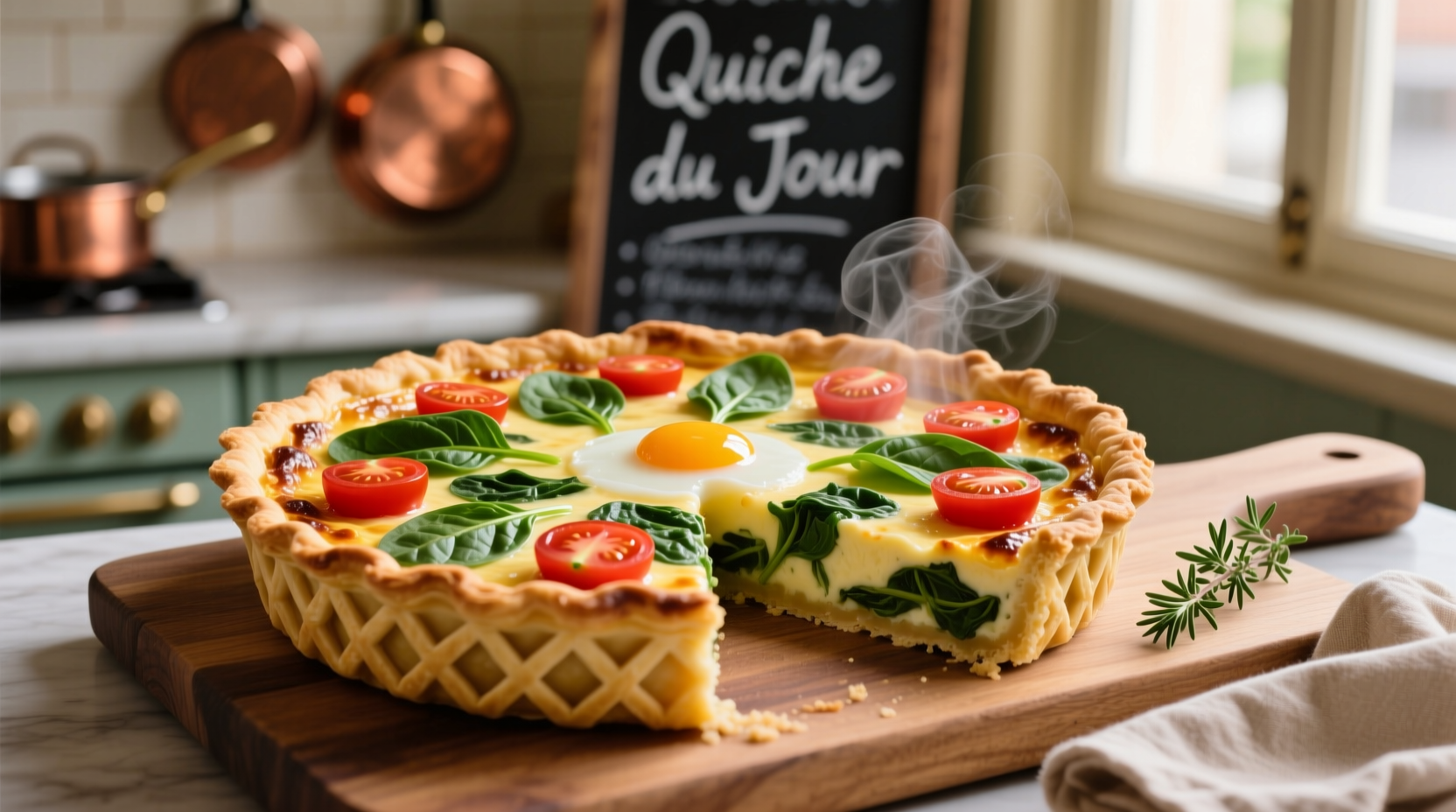 Perfect Spinach and Tomato Quiche Recipe & Tips