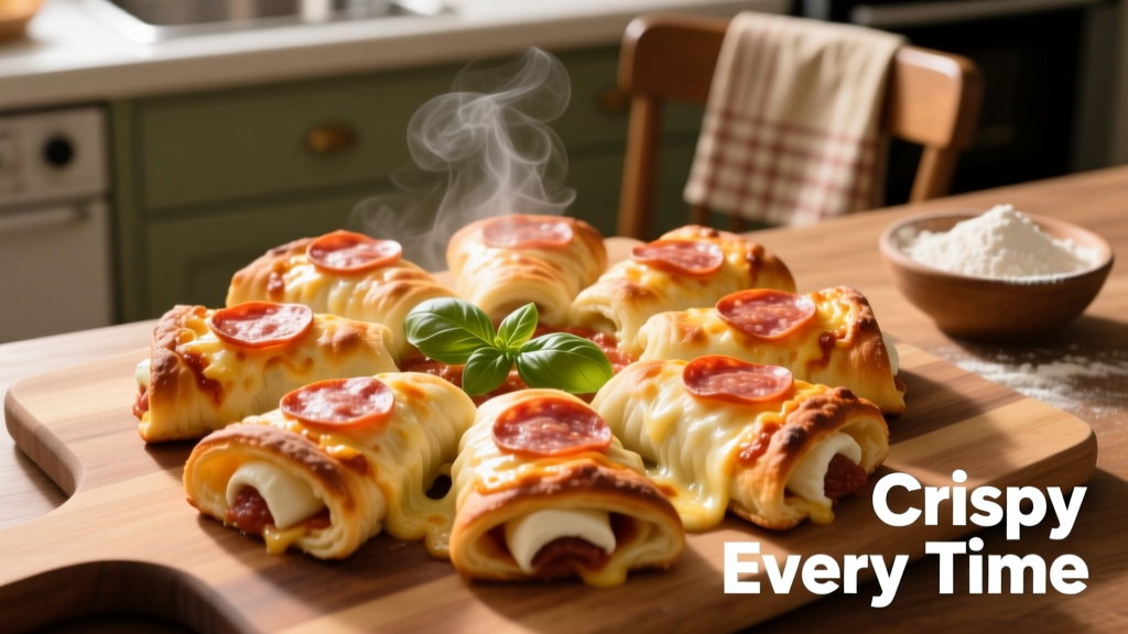 Crispy Pillsbury Pizza Rolls in Air Fryer