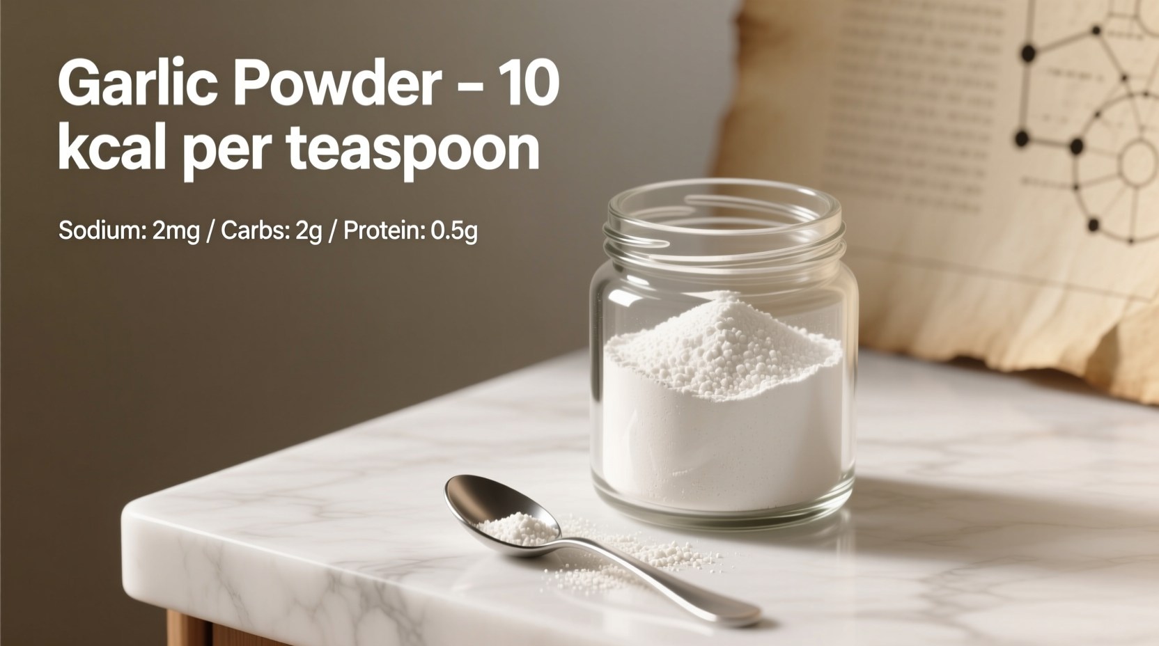 Garlic Powder Calories: 10 Calories Per Teaspoon (Exact Data)