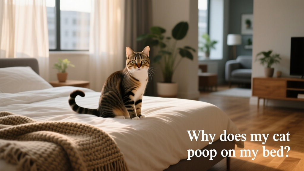 Why Does My Cat Poop on My Bed?