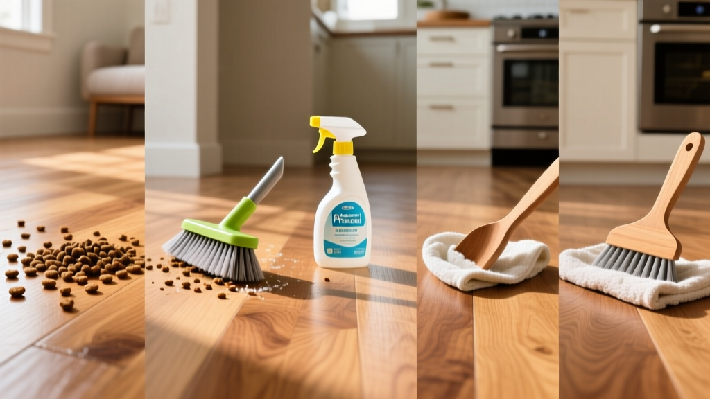 Proven Ways to Clean Pet Food from Hardwood Floors