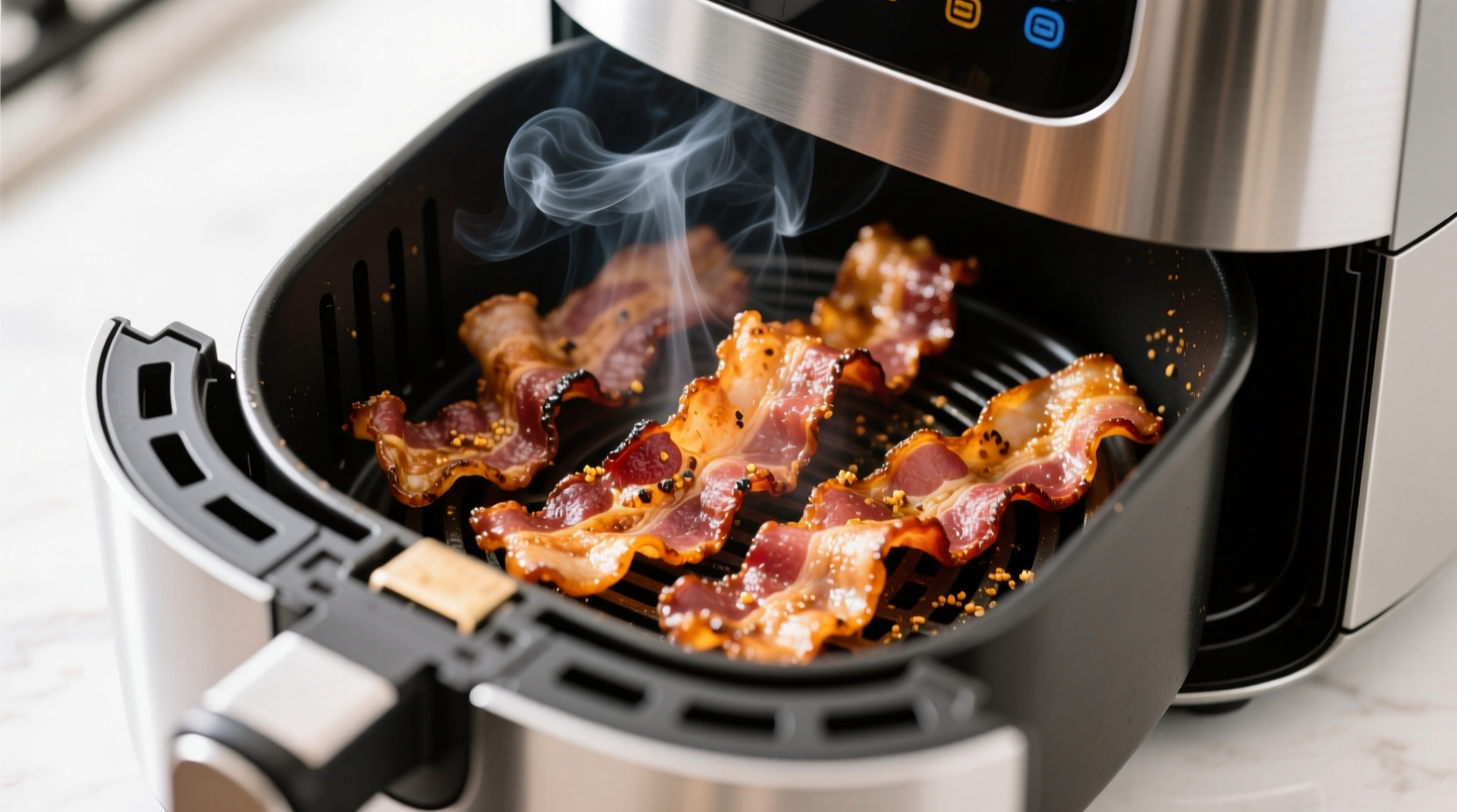 air fry some store bought bacon bits