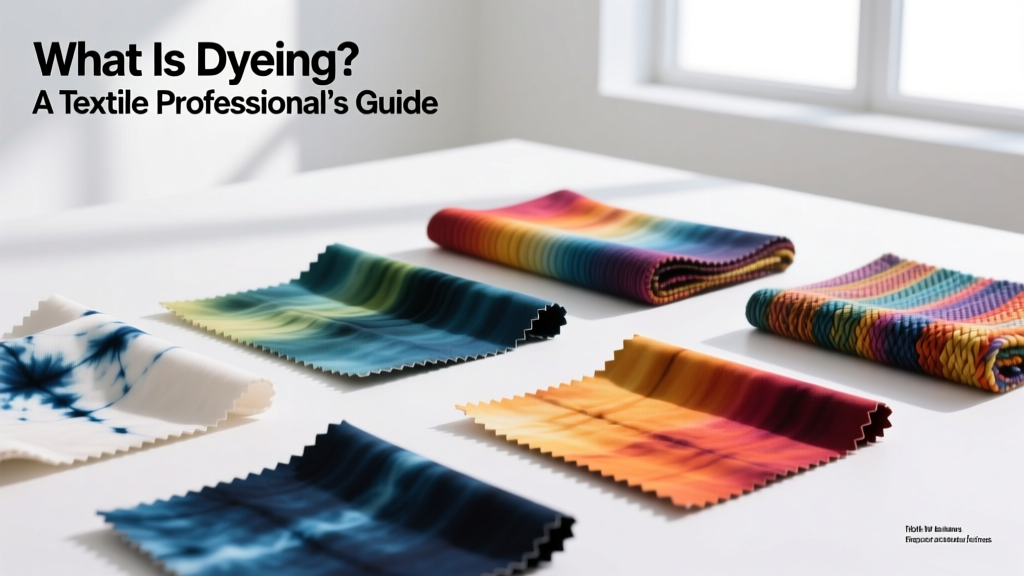 What Is Dyeing? A Textile Professional's Guide