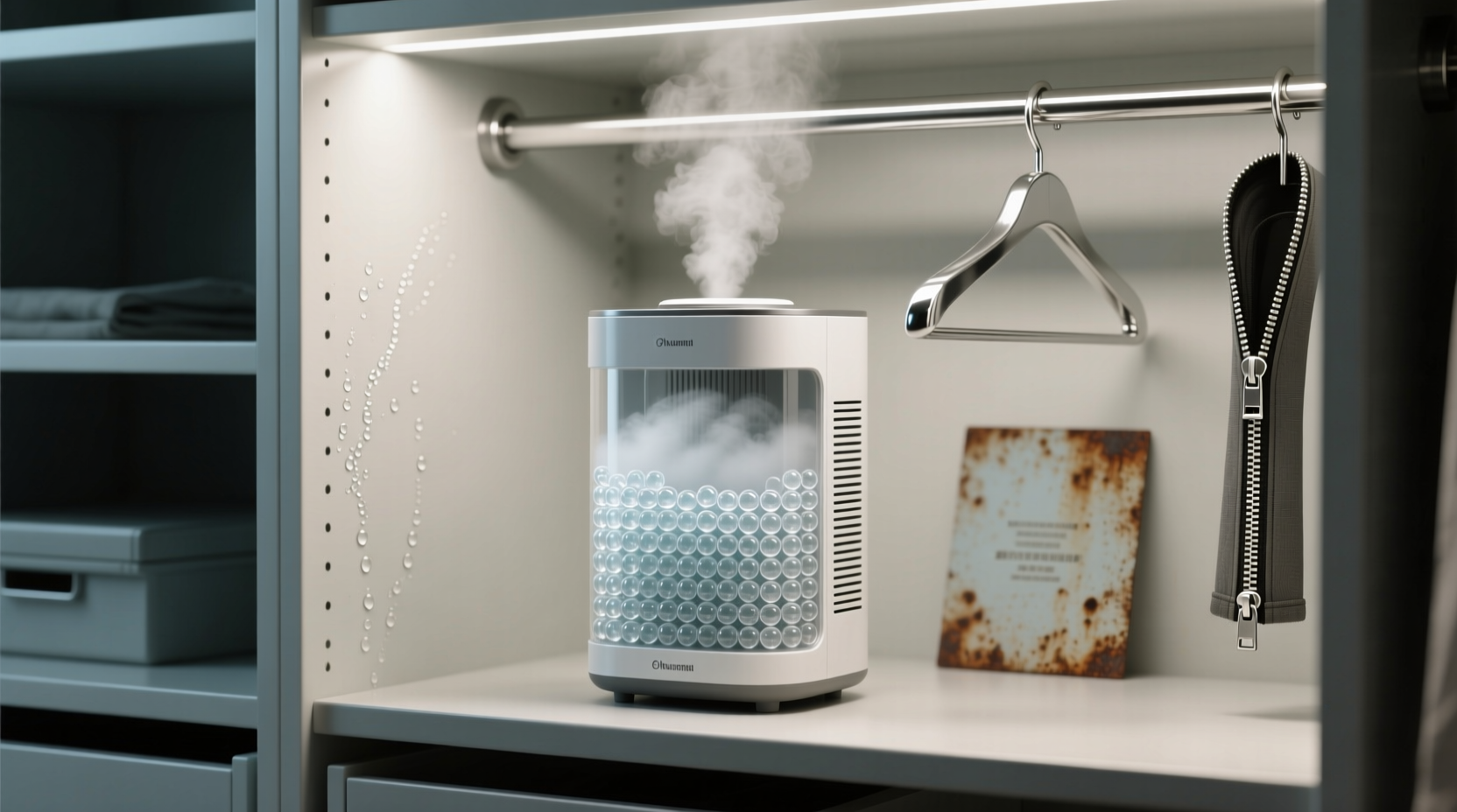 closet dehumidifier beads rust prevention truth