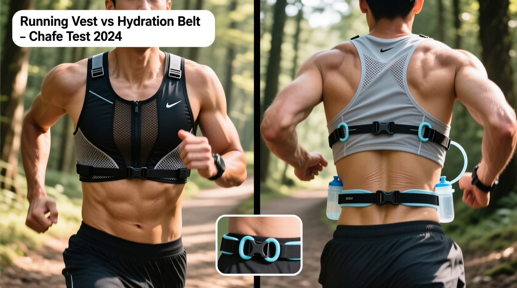 running vest vs hydration belt which gear chafes less on long runs