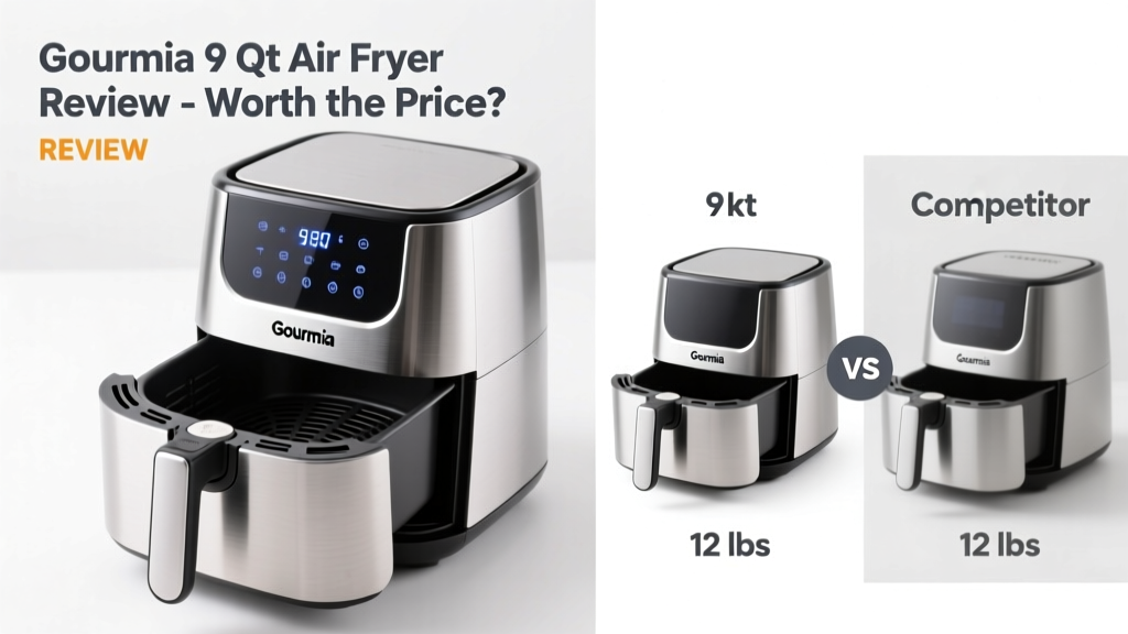 Gourmia 9 Qt Air Fryer Review: Worth the Price?