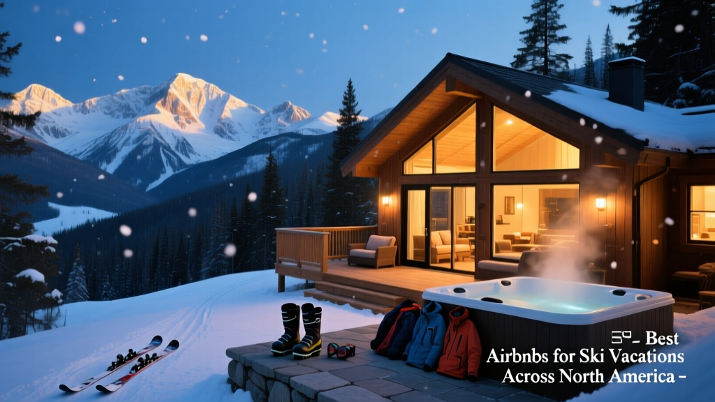 Best Airbnbs for Ski Vacations Across North America: Authentic, Well-Equipped, and Strategically Located Rentals