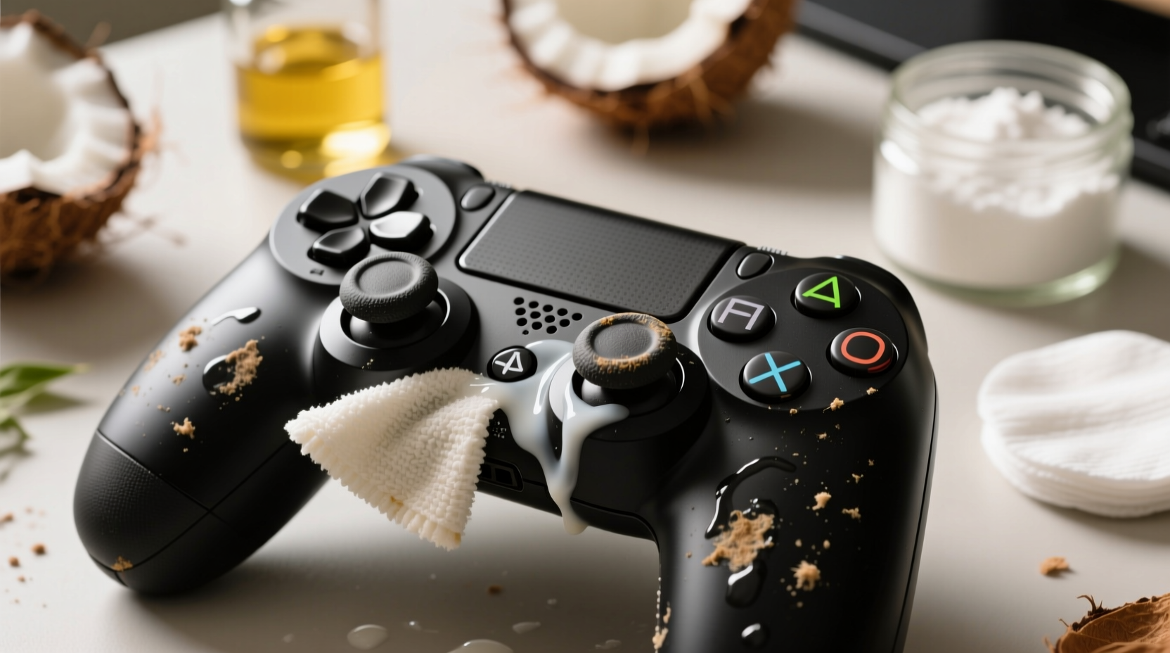 eco friendly controller grip cleaning