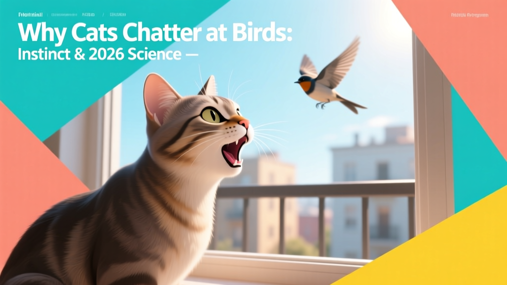 Why Cats Chatter at Birds: Instinct & 2026 Science