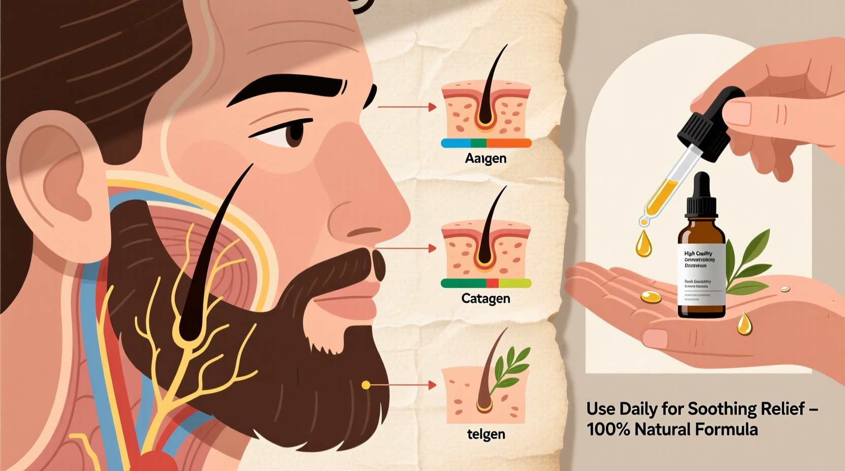why is my beard itchy growing phases and grooming oil tips