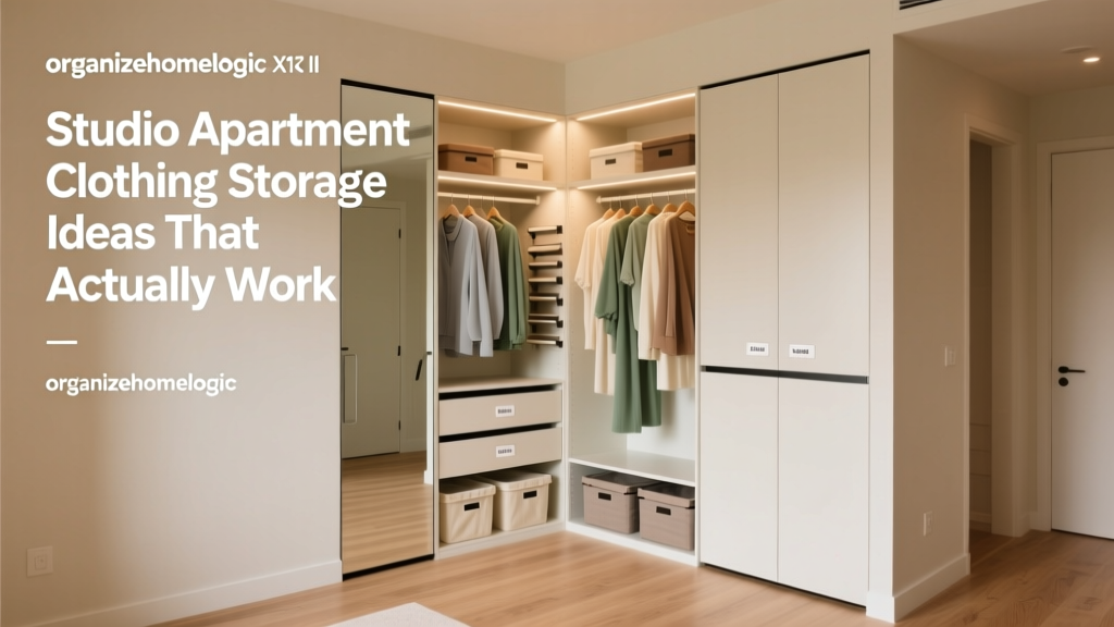 Studio Apartment Clothing Storage Ideas That Actually Work