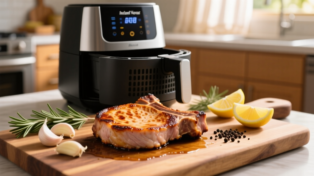 Perfect Boneless Pork Chops in Instant Vortex Air Fryer