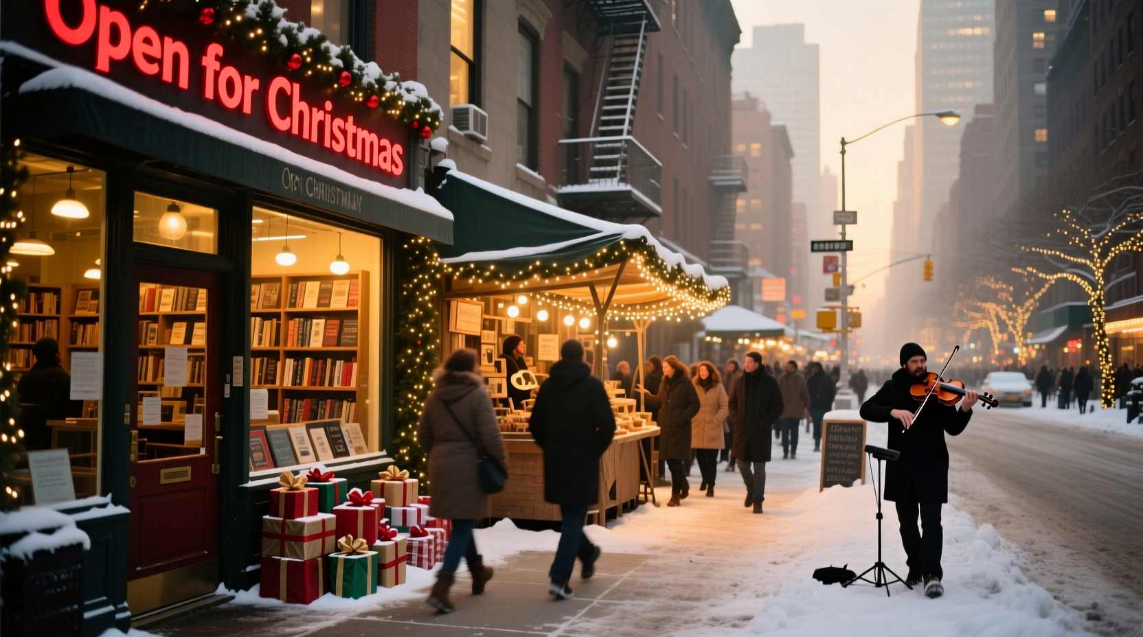 what is open on christmas day in nyc