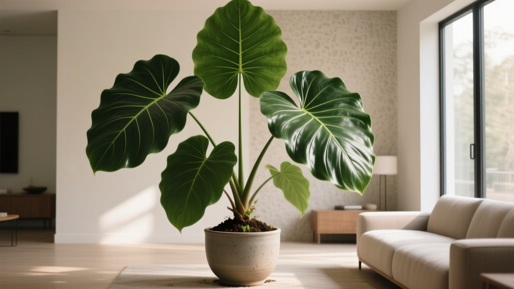 Elephant Ear Plants Indoors from Seeds: Realistic Size