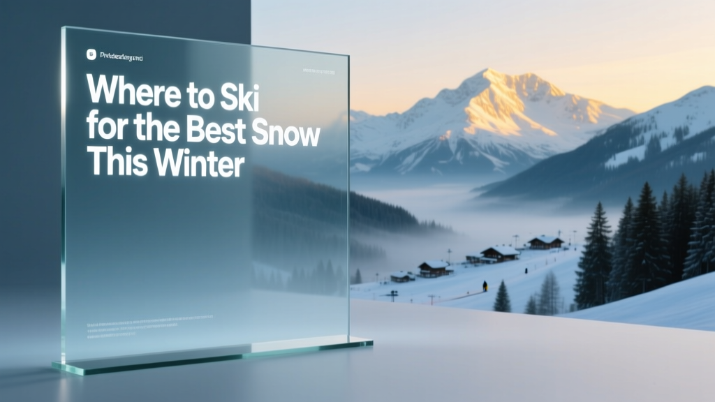 Where To Ski For The Best Snow This Winter: A Data-Driven Guide to Powder, Consistency, and Value