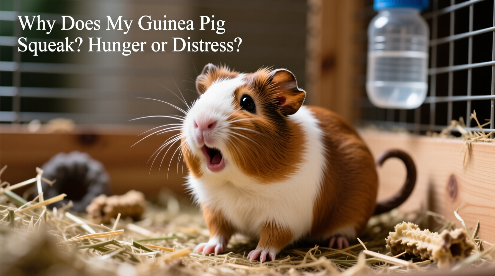 why does my guinea pig squeak loudly and is it hunger or distress