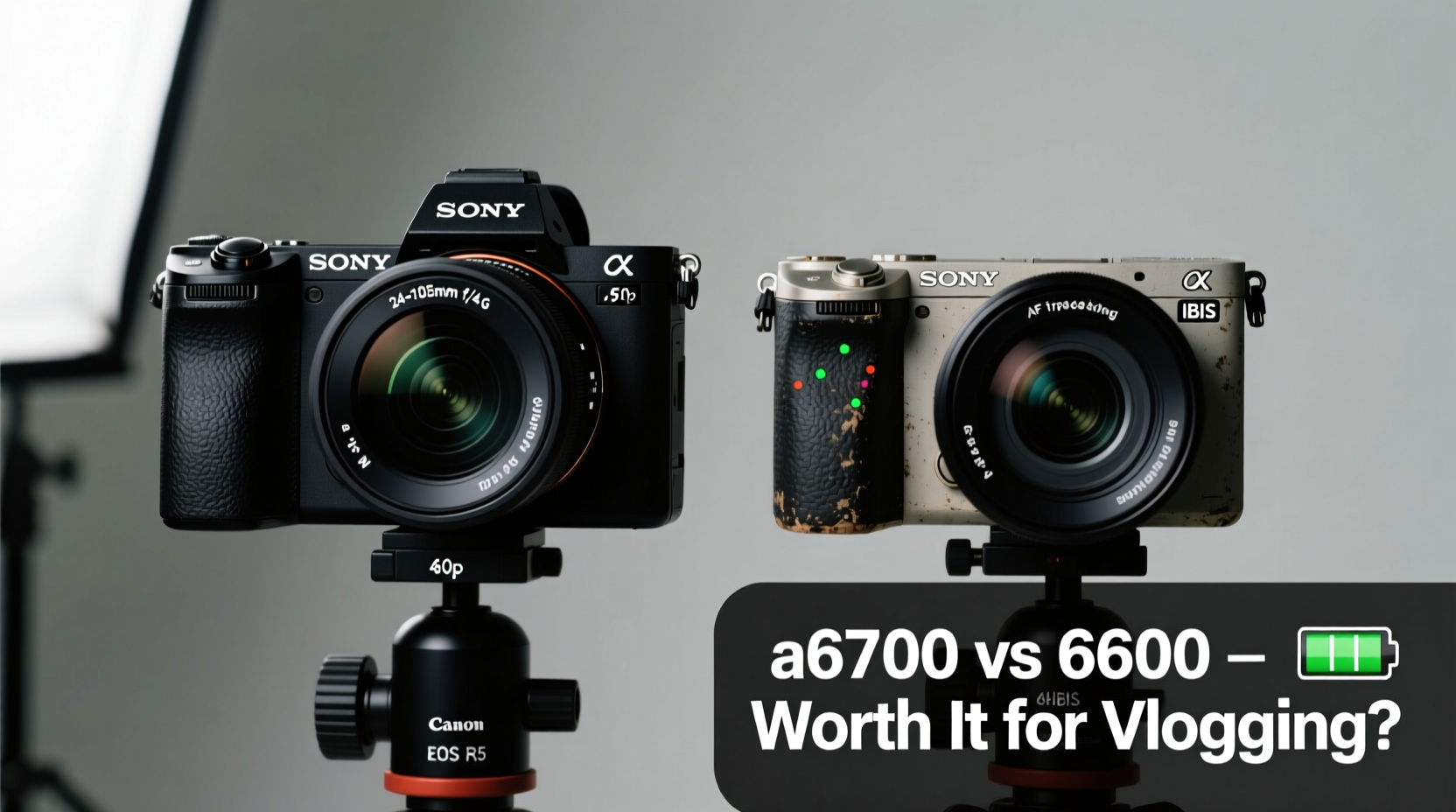 is the sony a6700 worth it for vlogging over the older a6600 model