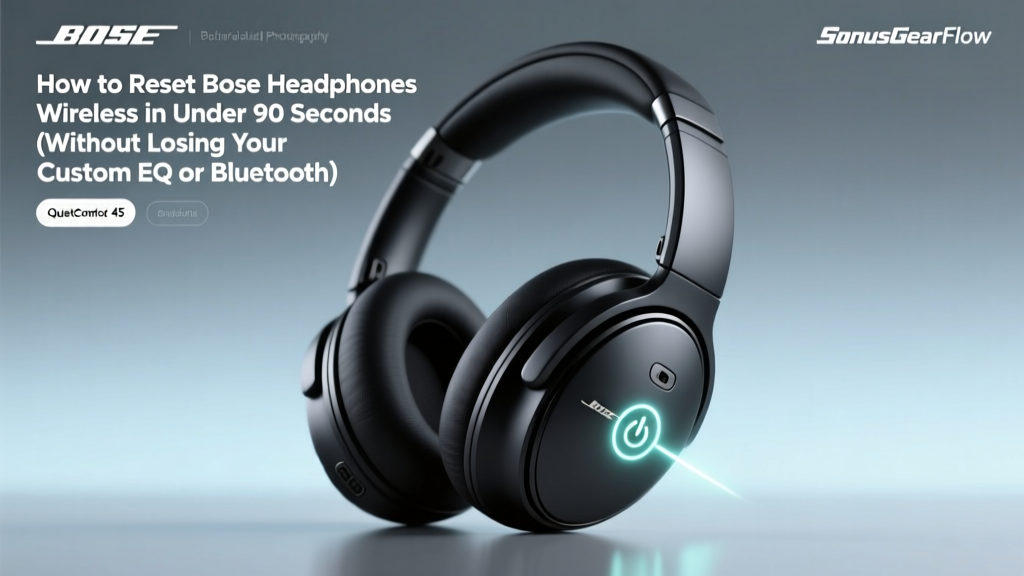 How to Reset Bose Wireless Headphones (2026)