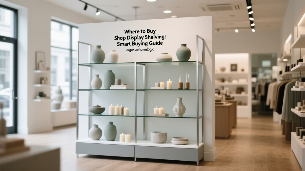 Where to Buy Shop Display Shelving: Smart Buying Guide