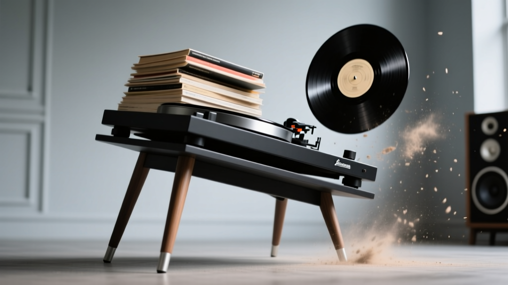 Why Your Vinyl Record Player Stand Is a Silent Hazard: 7 Stability, Storage & Safety Fixes Most Owners Miss (Backed by Audio Engineering Standards)