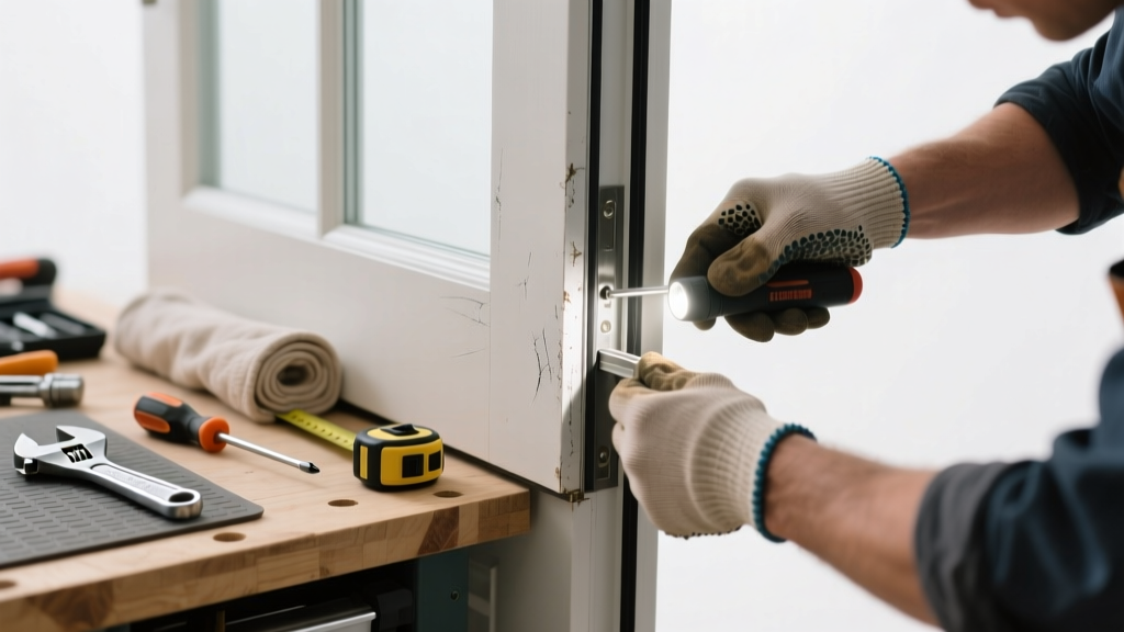 Replacing a Faulty French Door Astragal Gap Part