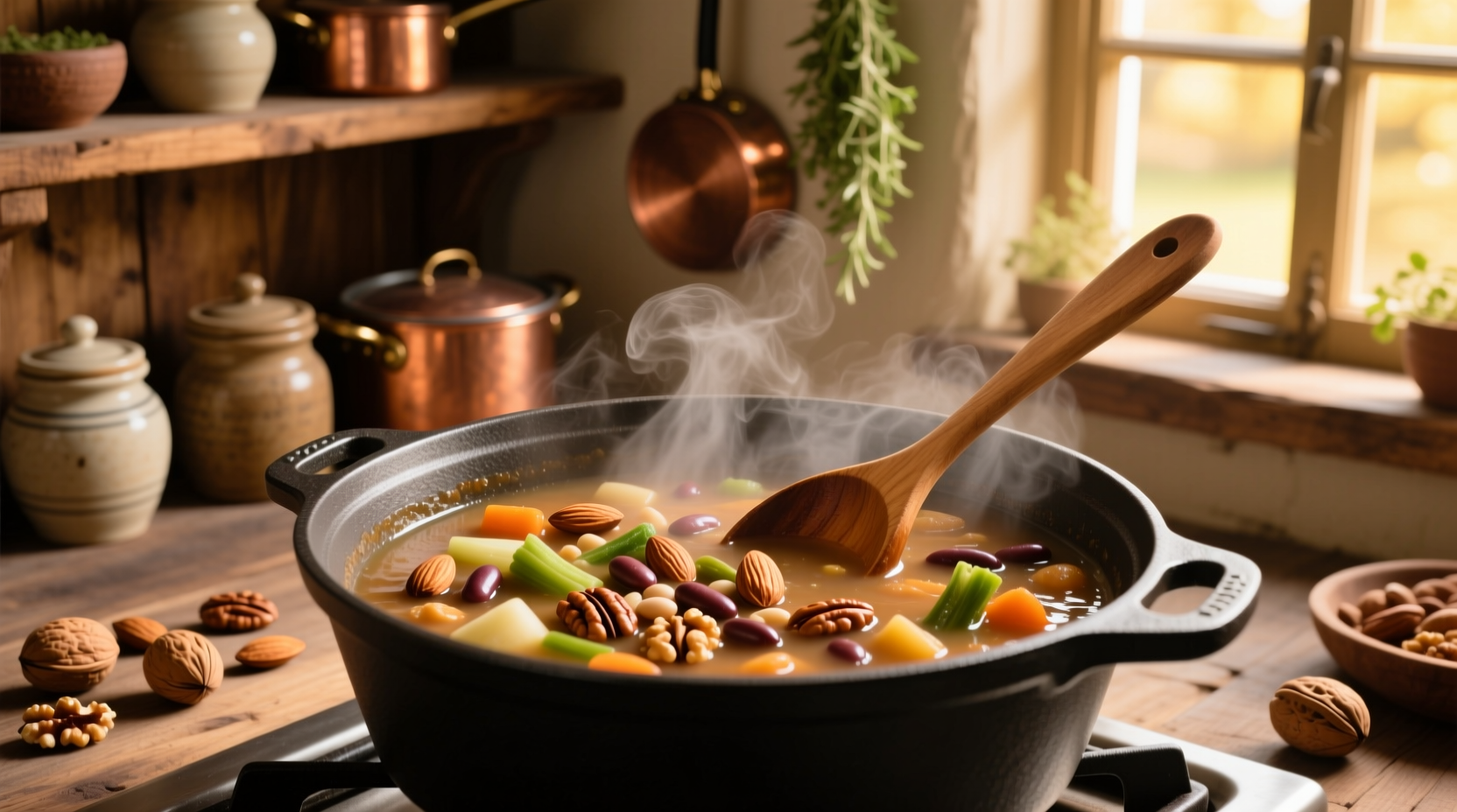 dont forget to put nuts in your stews and soup