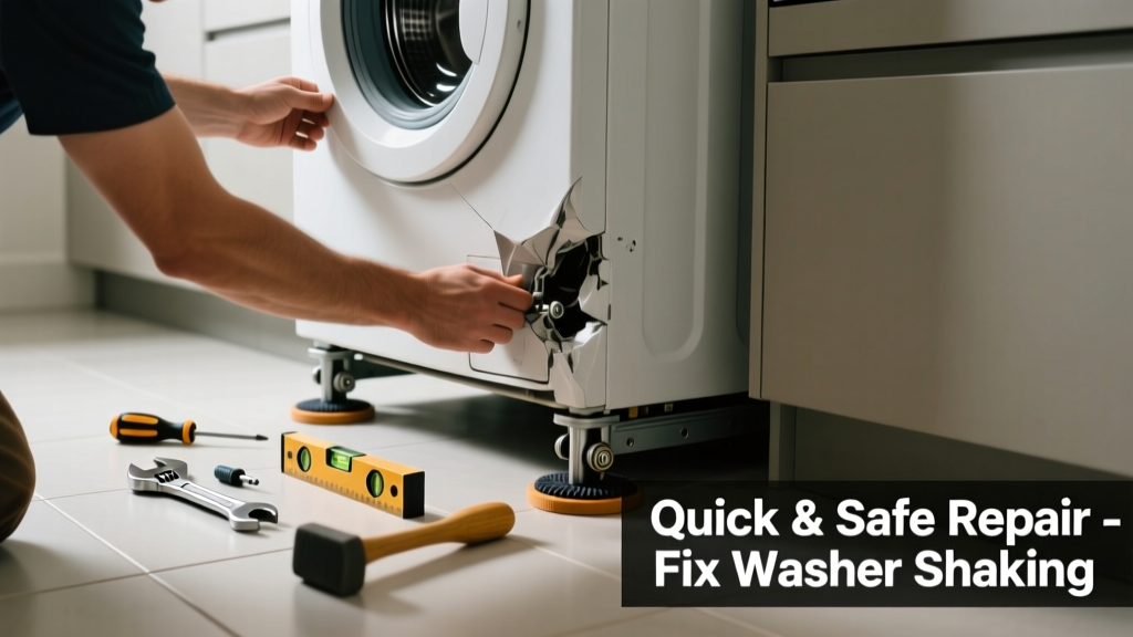 Fix Washer Shaking in Kitchen: Quick & Safe Repair
