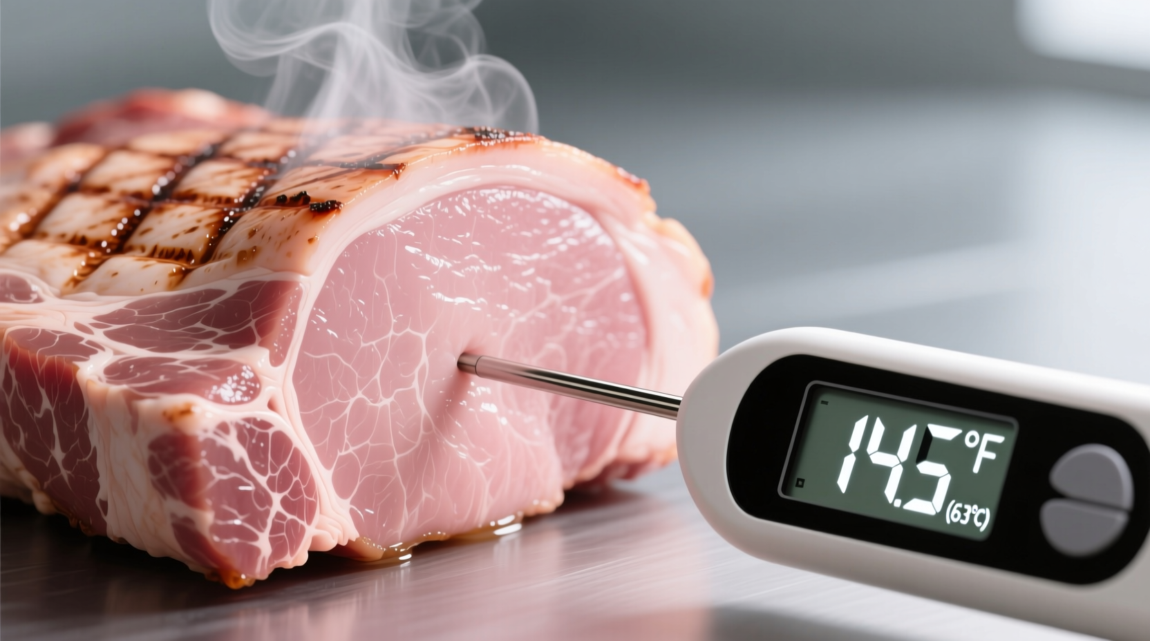 what temperature is pork cooked