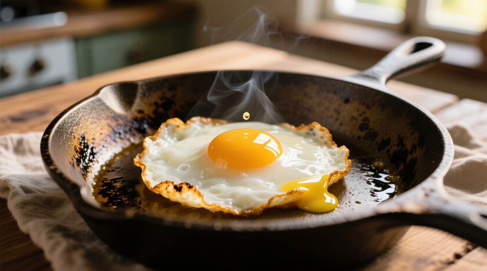 for perfectly cooked sunny side up eggs fry first and